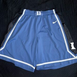 Nike Blue and White Basketball Shorts